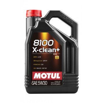 Моторное масло MOTUL 8100 X-CLEAN+ 5W-30 5L 106377 фото