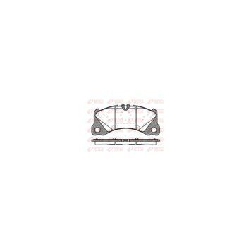 Колодки тормозные передние Remsa 1345.00 Porsche Cayenne Panamera VW Touareg 1345.00 фото